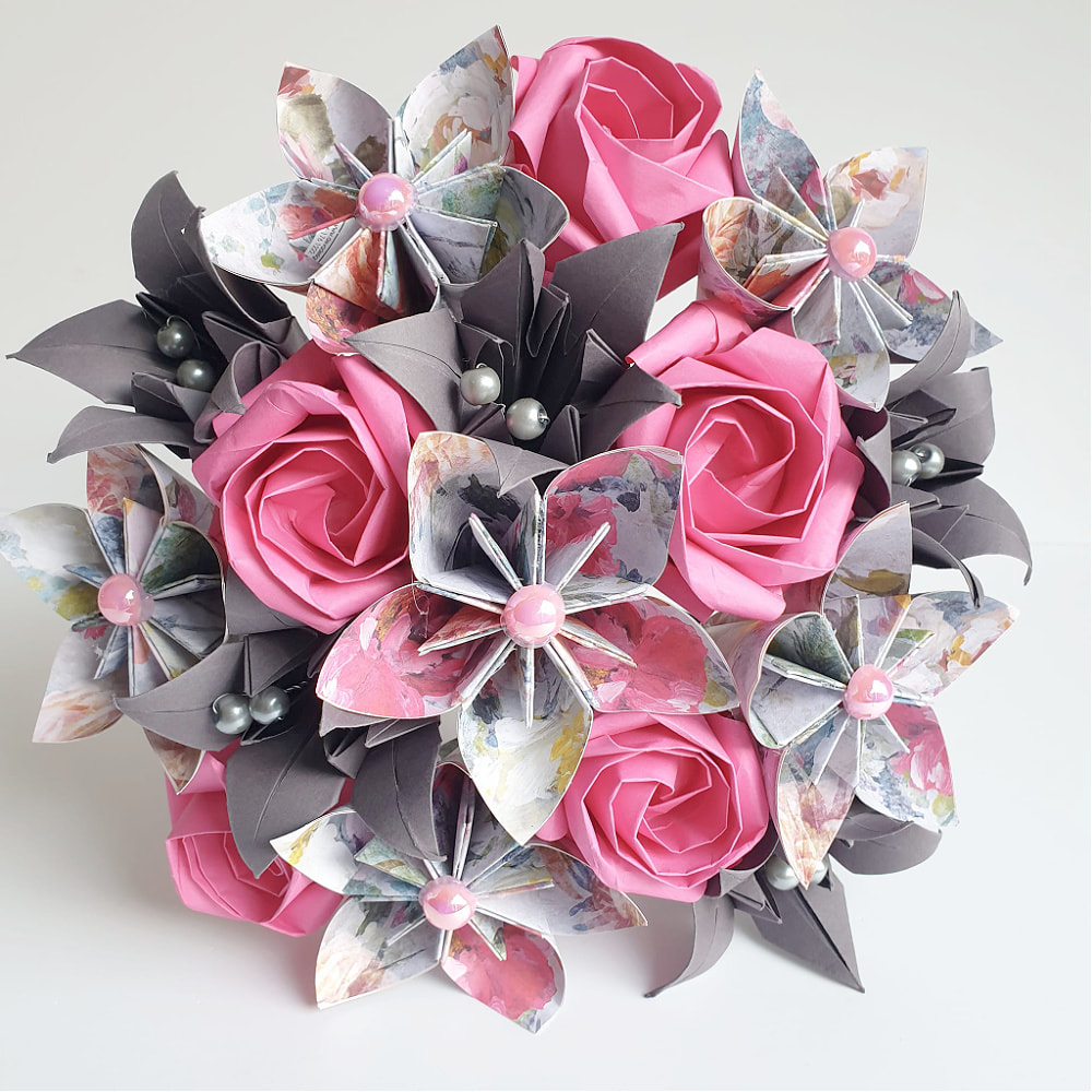 The Little Paper Flower Shop - Handmade Origami & Paper Flower Boquets